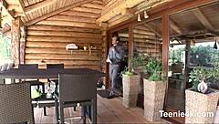 Tiny amateur girl gets deeply penetrated after wet oral