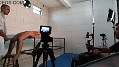 Amateur Milf with Big Tits Films in Abandoned Hospital Ward