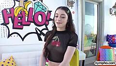 Nympho Kylie Quinn Gets Hooked On Huge Cock Creampie Action!