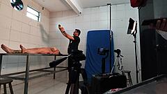 Amateur Milf with Big Tits Films in Abandoned Hospital Ward