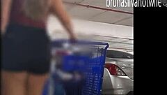 Hey, filming that hot blonde at the market in Brazil