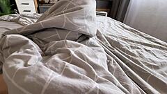 i finger my creamy shaved pussy in early morning before college