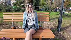 Raw Romantic Walk With Remote Vibrator In Pussy