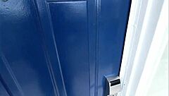 Big Tits Blonde Carmen Valentina Quiets Hotel Manager with Deepthroat Blowjob on His Black Cock