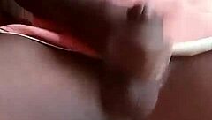 i feel so excited with local big dick kenyan shemale masturbating to huge cumshot