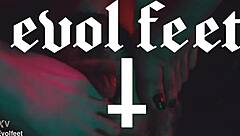 in a wild threesome feet addict acidalia teams up with mad maxxx and rotten venus for intense footjob action