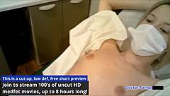 dr tampa conducts tampa university entrance physical on petite blonde stacy shepard in nurse fetish scene