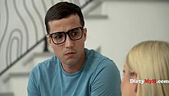 Step sons cum saves my marriage with unconventional oil! Infertile soil needs that nerdy old woman pussy action!