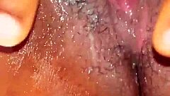 I enjoyed wet pussy masturbation outdoors as ebony babe with big natural tits and juicy lips in solo pov.