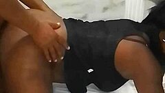 Safada gozando with big black cock deepthroat and anal action making her big tits bounce 😈🍑💦