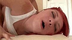 hot maid gets licked by her boss... oh, that feels so good, i mean, intense