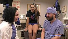 Latina Nurse Stefania Mafra Spreads In Latex Gloves For Pov Fetish