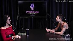 Best moments of caroleta roots in preliminares podcast with bia hot part 4 on sheer red