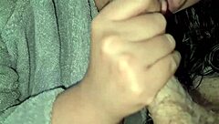 fuck this cheating young wife now! she milks her huge lactating tits, gets horny, and uses milk as lube for creampie!