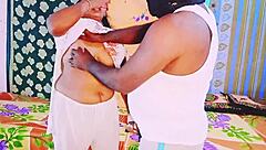 why are you fucking me so hard? indian babe moans in dirty talk with old guy during rough session.