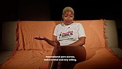 Intriguing interview reveals sexy young Brazilian cutie Vicky Menage sharing her pretty shaved secrets