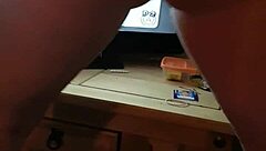 hey check out this teen girlfriend doing an anal lap dance