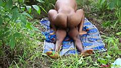 i watch ebony queen make blind guy cry using her big ass pussy to ride his cock hard in outdoor cowgirl missionary