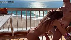 sex masseur delivers excellent service on call in public with cute bunny and facial finish