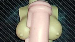 trio with kissy and dolly teasing from vagina to tits