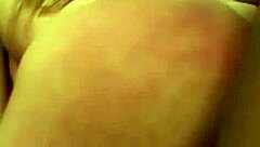 She loves taking four fingers in asshole while bent over in fishnets lingerie