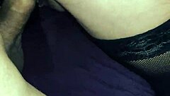 Graceful Sex with Beautiful Slender MILF in Fishnet Stockings POV