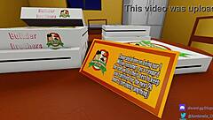 Two sexy pizza workers engage in intense fucking with big ass and tits customer