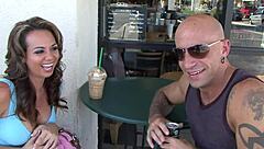 Specific Barry hunts new brunette babe for licking pussy and wet doggystyle pounding.