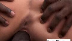 Brunette Babe Jennyfer Craves Intense Outdoor Double Penetration