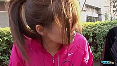 i always prioritize her sport activities before our long doggy style tumbling with creampie finish