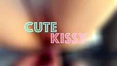 Extreme close up missionary fuck showers adorable tight pussy with huge cum load in wet shower