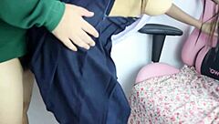 Asian Milf Licks And Fucks Tight Pussy With Creampie In Bedroom Bent Over Doggystyle