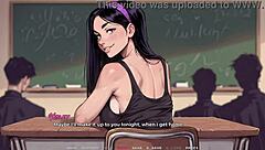 Bold Violet Loves Showing Her Huge Tits and Big Ass in Taboo Hentai Game