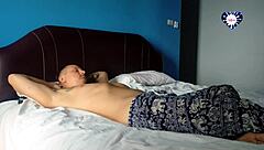 Early Morning Blowjob from Hot Petite Girl in Dorm