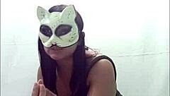 getting ready for livestream in sexy dress on social network damaslatinasnet