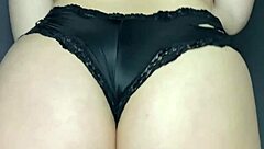 Thick asian thong tease