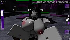 Big cock pounds random babes in wild Roblox condo game action