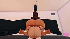 Roblox Slutty Bunny Girl Contrasts Cute Looks with Intense Sex Session