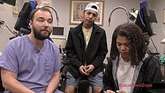 welcome to tampa university entrance physical, michelle anderson, spread wide for close-up inspection