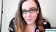 Busty babes FINGER their hairy pussies on cam in this lesbian masturbation session