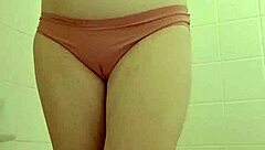 Conversational-emoji naughty girl kitt pees in pink panties couldnt hold it 😏