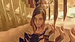 Hot Shemale Teasing In Bathroom Undressing