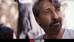 Pervy uncle seduces niece into group sex at family bbq