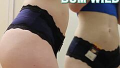 Raw young woman in sexy panties and lingerie posing nude