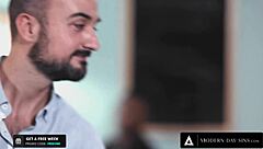 Specific Supportive Wife Guides Bisexual Husband in First Cock Encounter