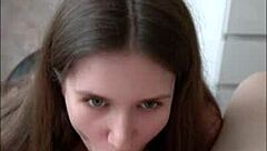 Dialogic Sucking him off good and swallowing every drop