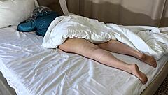 On A Soft Bed The Mature Woman Loves Sex And Moans Quietly During Anal Action