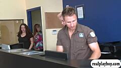 pretty babes flashed tits and ass for cash