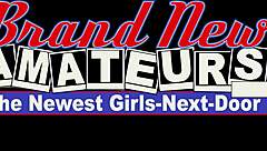 Brunette Raven Lane Masturbates Wet Shaved Pussy On Couch