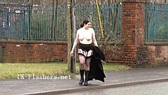 Bbw Babe Masturbates Outdoors